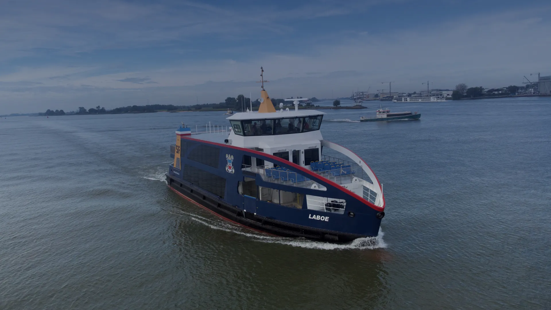 Electric ferry as a reference for efficiency improvement.