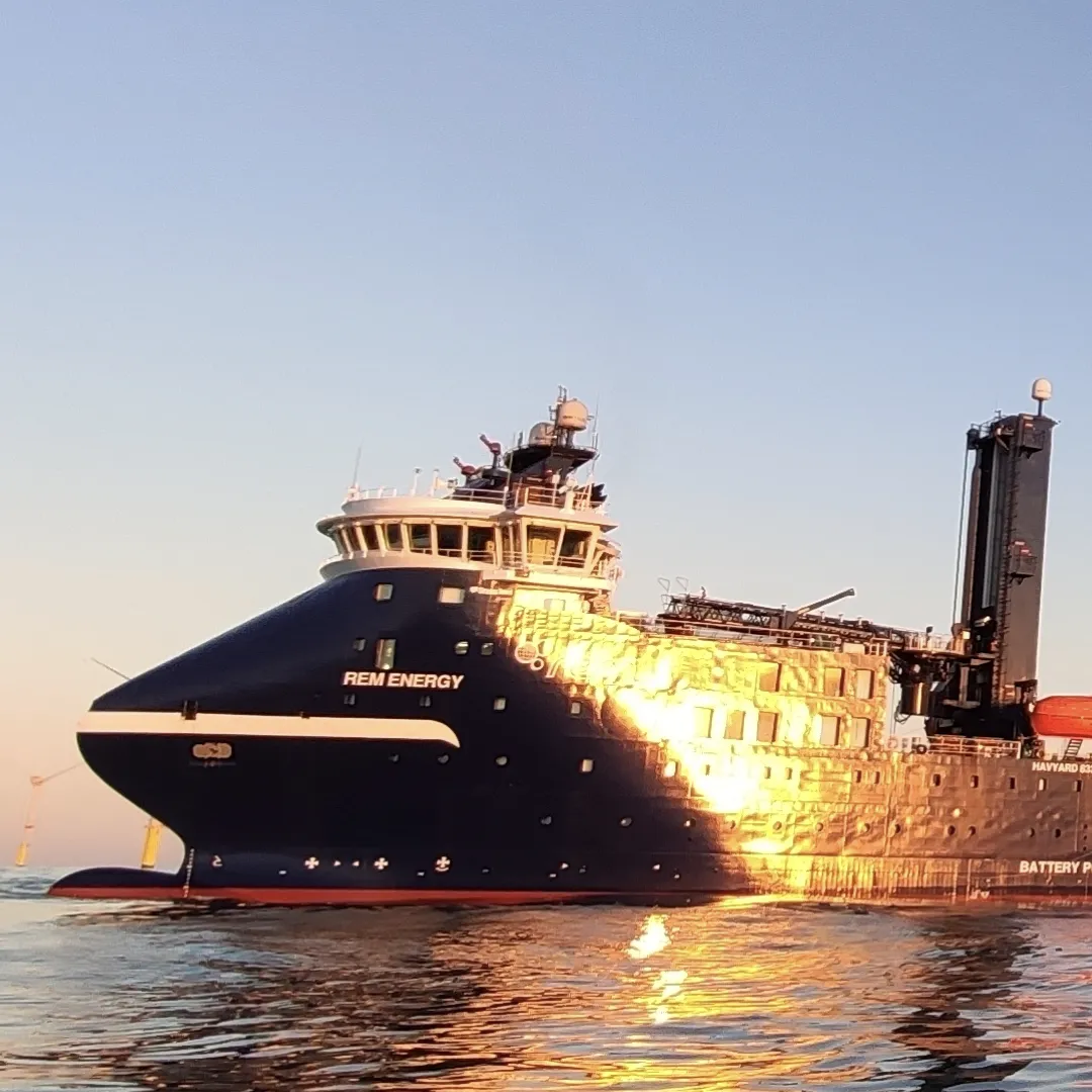 This offshore vessel symbolizes Rem Offshore, which has utilized this Life Cycle Assessment (LCA).