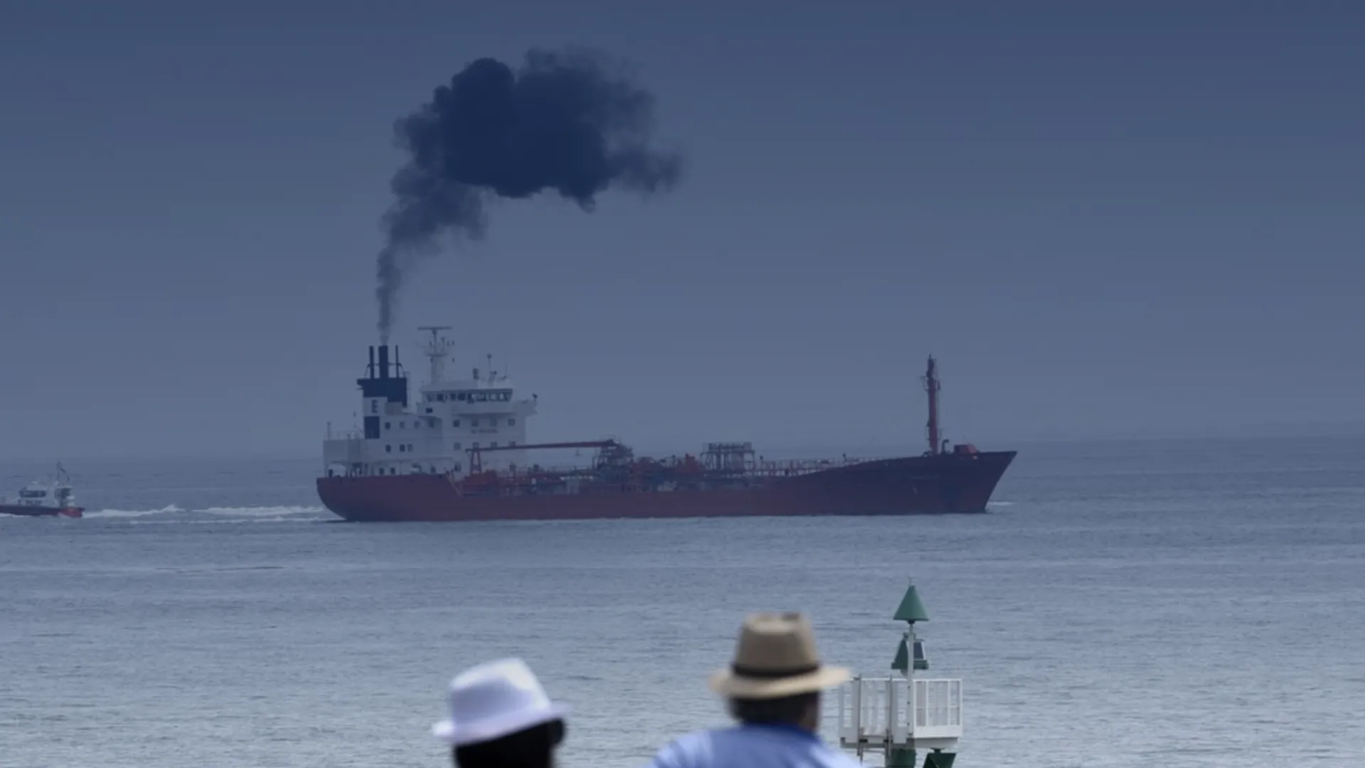 The ship in this image symbolizes the PM reduction products in shipping.